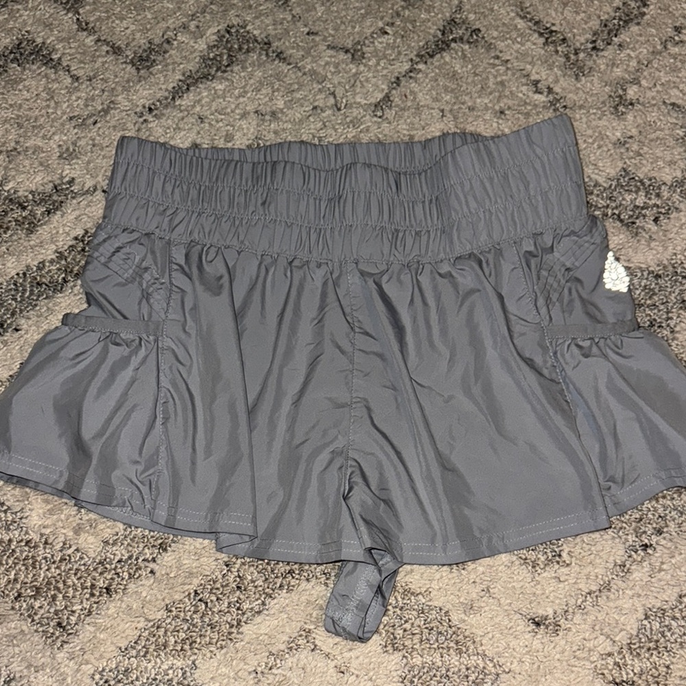 FP movement by Free People Get Your Flirt On shorts in sage stone.